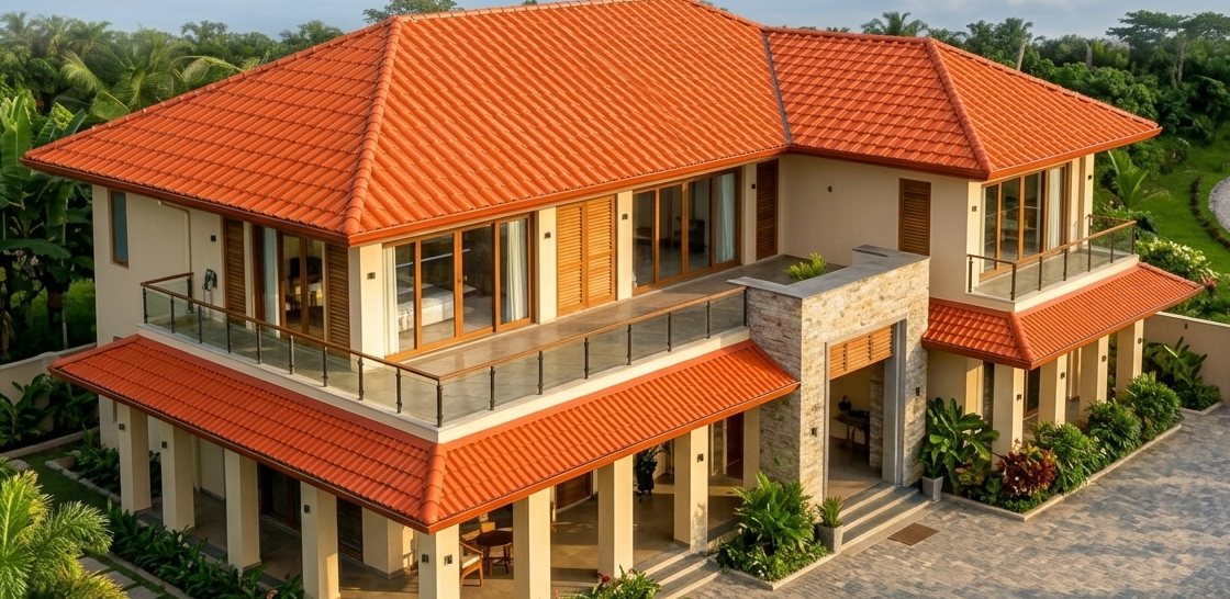 Roof in Terracotta